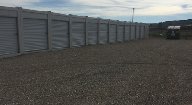 Row of self storage units in Gypsum, CO